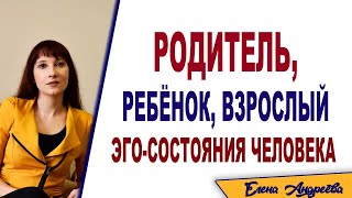 Родитель, ребенок, взрослый. Структура личности по Эрику Берну.