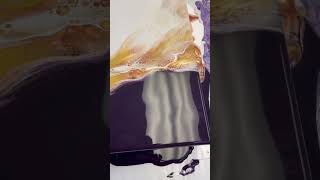 This might be one of my all time favorite color combinations. #dutchpour #pourpainting #fluidart