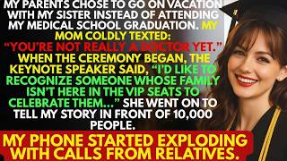 My Parents Chose a Vacation with My Sister Over My Graduation—Then The Speaker Shocked Everyone