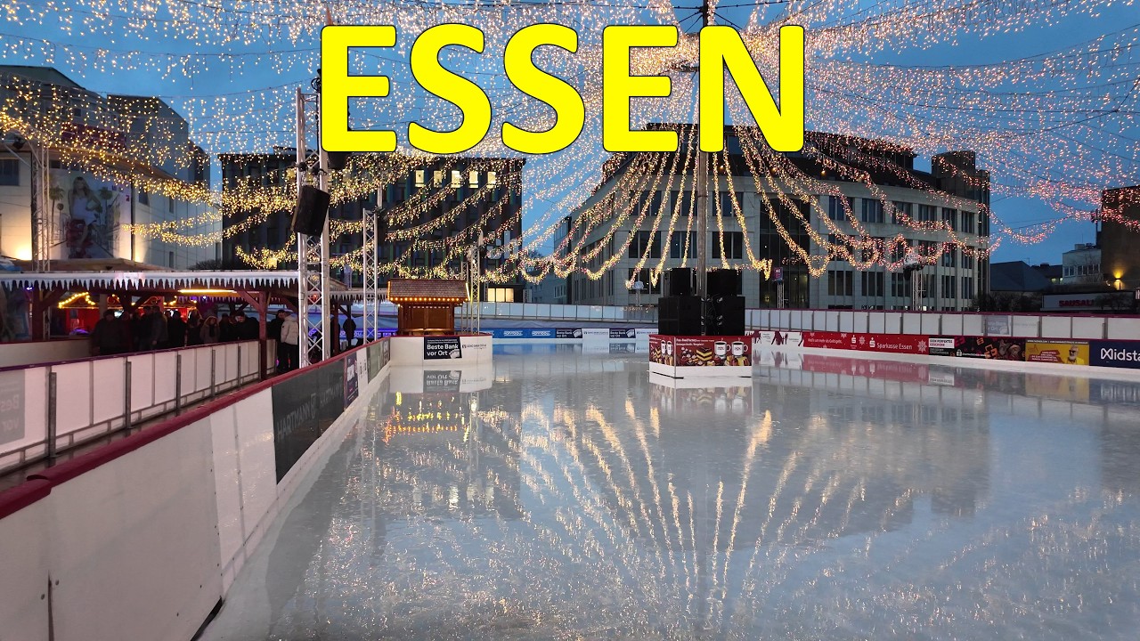 Stadt Essen - Regen in der Stadt - Winter 2026