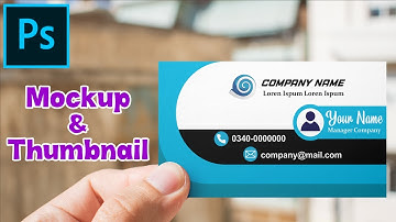 How to Create Business Card Mockup In Photoshop | Hindi