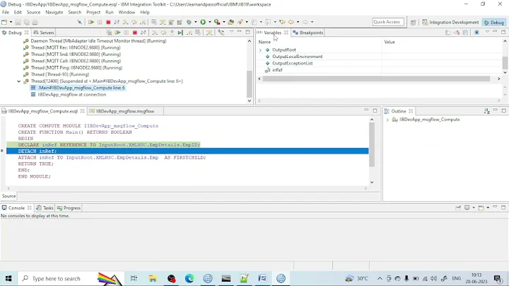 DETACH & ATTACH in ESQL|IBM Integration Bus #iib #ibm #middleware #acev12 #esql