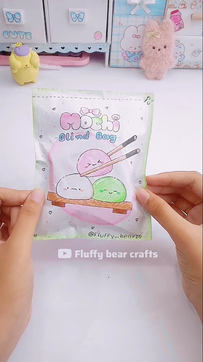 Mochi blind bag🍡☁ #shorts #unboxing #papercraft #diy #mochi #blindbag