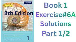Exercise 6A |   New Syllabus Mathematics | Book 1 | O level  - IGCSE - GCE - Cambridge  - Oxford