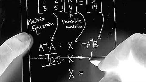 Algebra 2 4-7 Inverse Matrices and Systems
