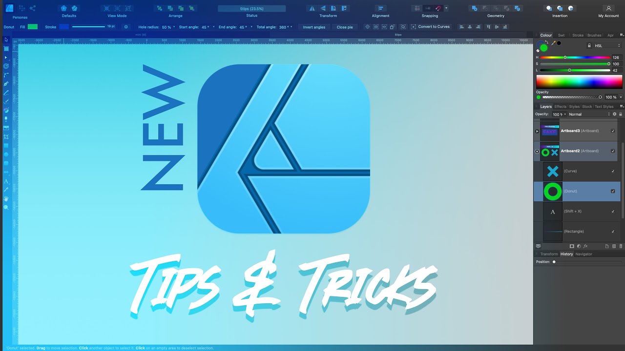 5 New Tips & Tricks for Affinity Designer - YouTube