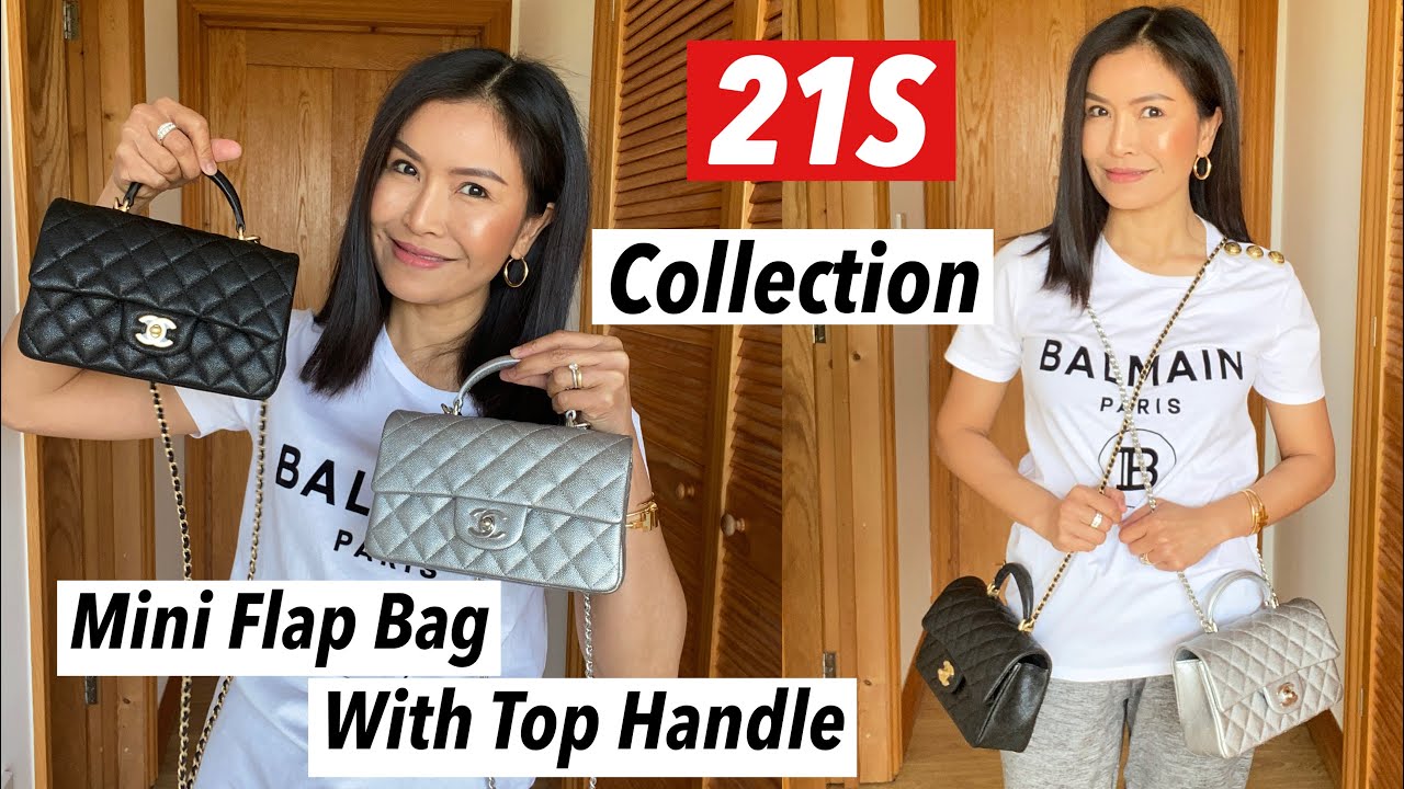 Double Unboxing CHANEL 21S Collection, Mini Flap Bag With Top Handle