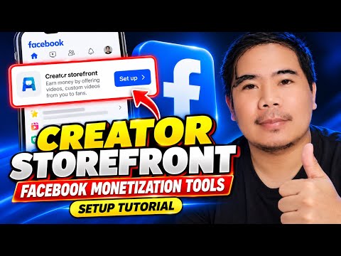 Facebook monetization Tools Creator Storefront | facebook Tutorial Video
