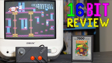 Donkey Kong Atari 7800 - 16 Bit Game Review