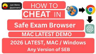 seb crack || seb bypass mac || safe exam browser crack || windows / mac || latest 2026|| MAC DEMO screenshot 3