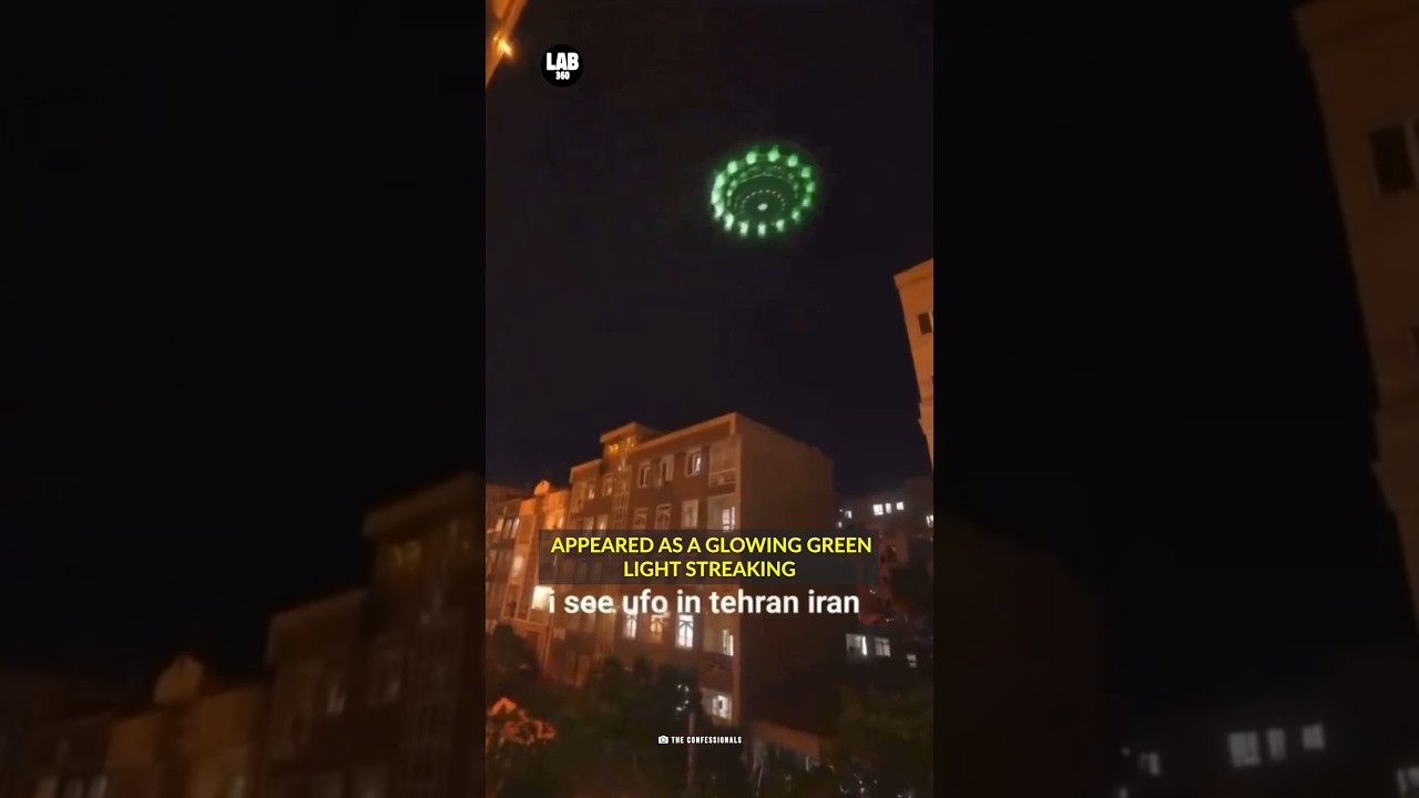 Is This Green UFO Proof of Aliens? #shorts #UFOs #lab360