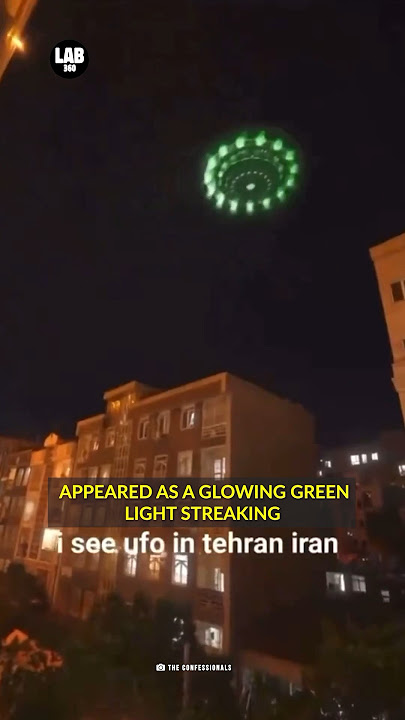 Is This Green UFO Proof of Aliens? #shorts #UFOs #lab360