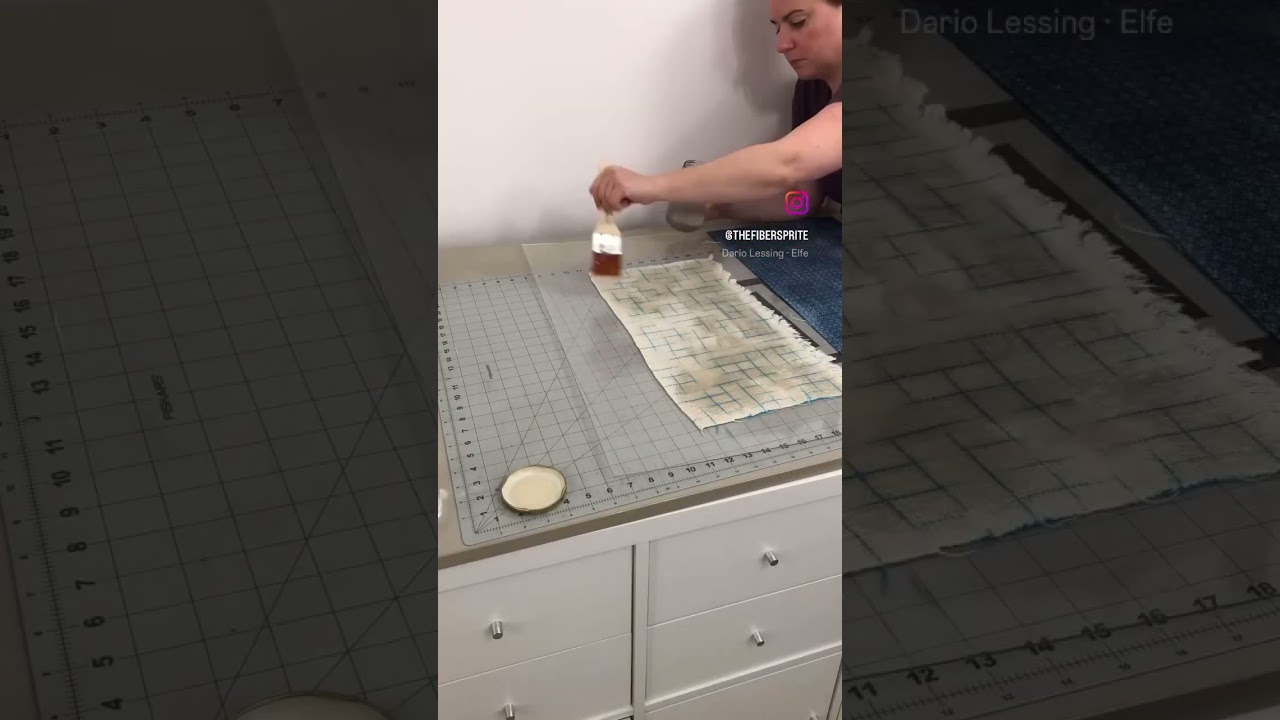 Using methyl cellulose to stiffen handwoven fabric for bookbinding