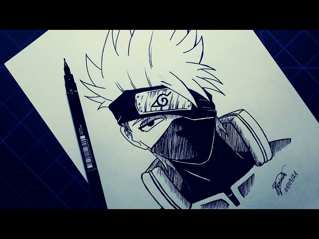 Respondendo a @theoosegundo13 Tutorial de como desnehar o Kakashi