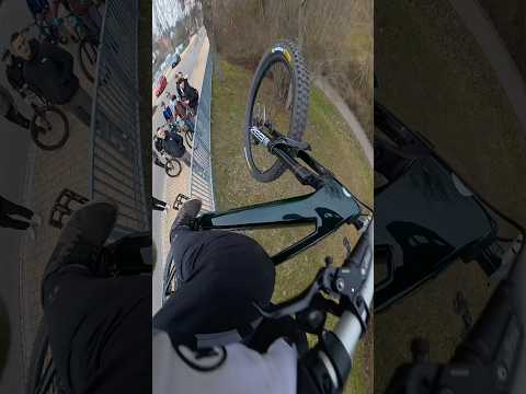 Fun Spot from last Week - Street Hip 🤝#mtb #biking #meerane #pov #hip #jump #street #urban