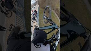Fun Spot from last Week - Street Hip 🤝#mtb #biking #meerane #pov #hip #jump #street #urban