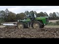 Artic Ploughing - John Deere 9520 & 6 Furrow Kverneland Plough