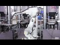 Robotic compression testing machine triple