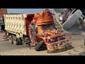 How to repair a front axle in heavy traffic  well organized repairing of truck