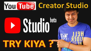 Youtube Studio Beta version Activated New Feature Dashboard Design but mission something