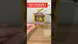 I can’t believe I did this to my top Pokemon card 😱😱😱 #pokemon #pokemoncards #pokemontcg