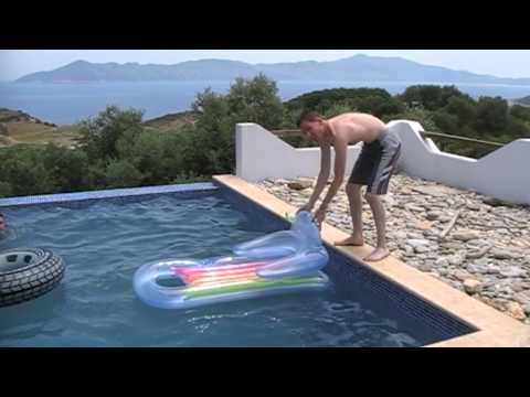 Holiday fun Skiathos Greece in the Pool