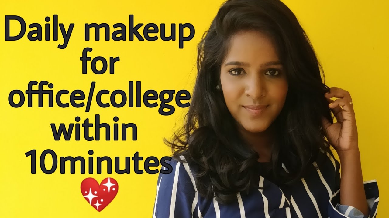 My Current Daily Makeup Routine2018(for office/college)💖 YouTube