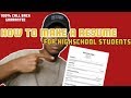 How To Make A Resume With No Job Experience In Highschool