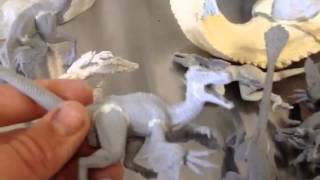 How to Paint Your Dragon: Flesh and Stone. Dragon vs Raptor