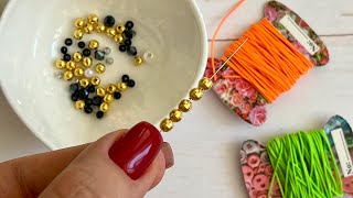How to Thread Thick Cord Through Small Beads – Easy Tricks!