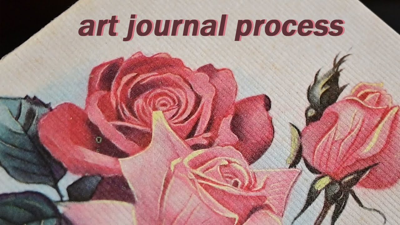 《1》 art journal process