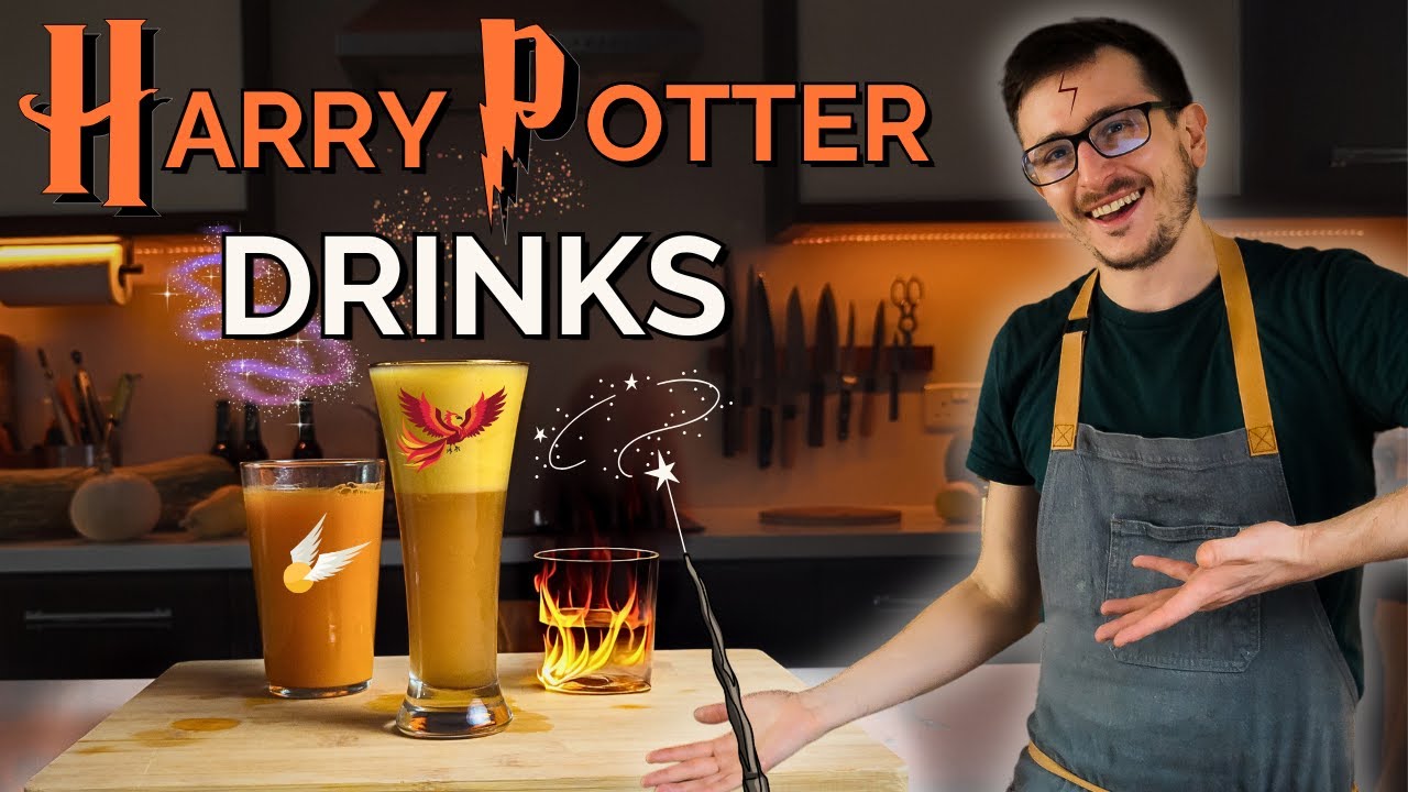 Butterbeer, Firewhisky & Pumpkin Juice Recipe Recreation (Harry Potter Drinks)