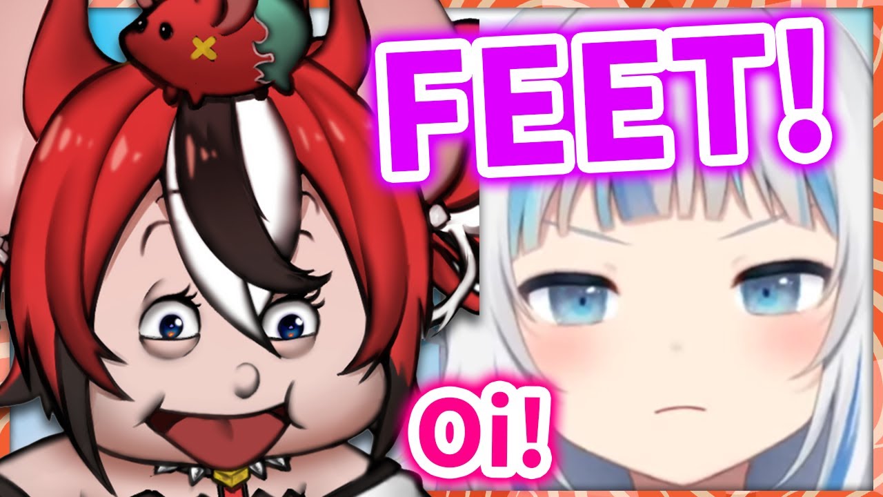 The Moment Bae Mentioned FEET to Gura 【HololiveEN】