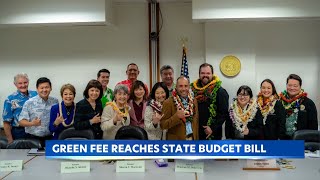 Hawaii budget bill moves forward with green fee focus