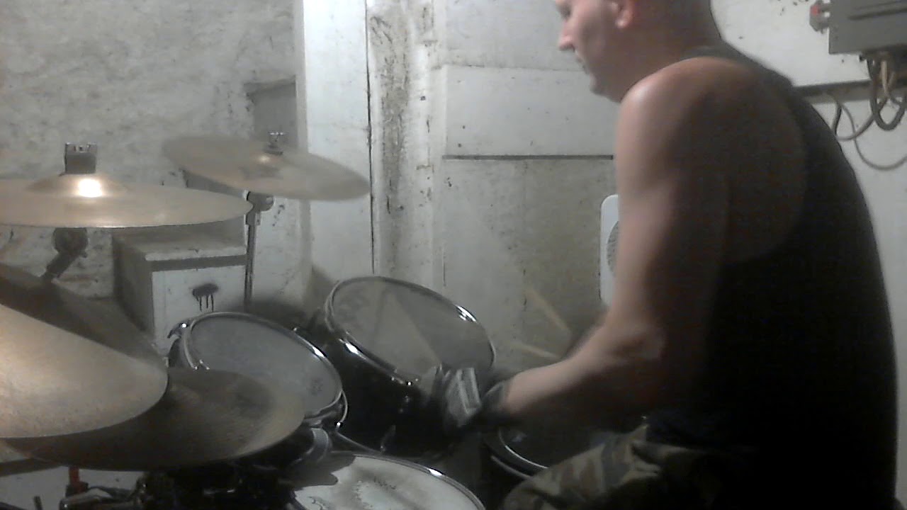 blasting fast double bass drum solo performance part 2 . speed and