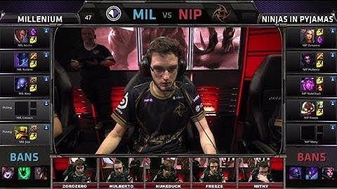 Millenium vs Ninjas in Pyjamas Game 3 | S4 EU LCS Summer Promotion Tournament Day 1 | MIL vs NIP G3