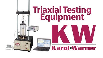 Karol-Warner | Triaxial Testing Equipment
