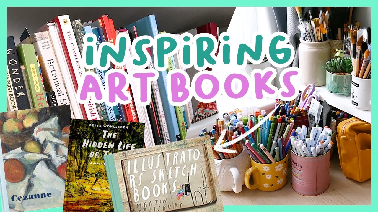 Studio reset: Tidying my art studio while sharing my favourite art reference books 🎨