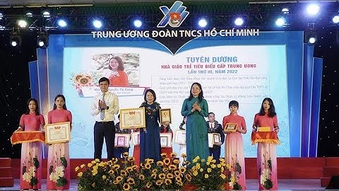 PHÁT SÓNG VTV1 | Tuyên dương nhà giáo trẻ tiêu biểu 2022