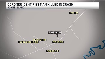 VIDEO: Coroner identifies driver killed in early-morning Johns Island crash