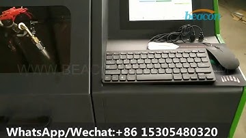 operating video of the EPS205 common rail injector test bench