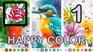 Happy Color Color By Number | Game For Adults & Kids | Part 1 screenshot 3