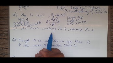 p- BLOCK ELEMENTS -Group 15 - Reason questions