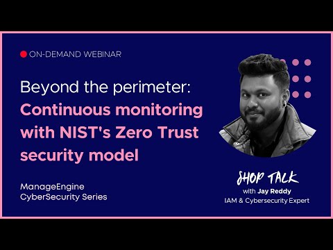 Beyond the perimeter: Continuous monitoring with #NIST's #ZeroTrust #SecurityModel