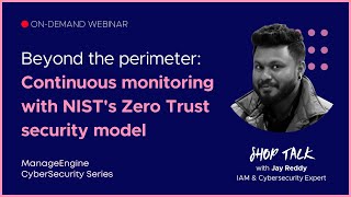 Beyond the perimeter: Continuous monitoring with #NIST's #ZeroTrust #SecurityModel