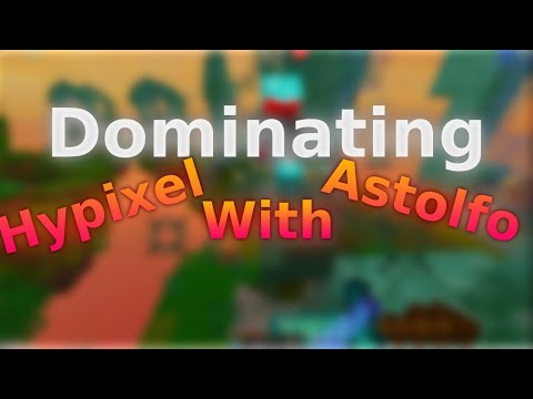 The BEST Hypixel Client? | Full Autoblock, Fast Speed, Infinite Scaffold | Astolfo