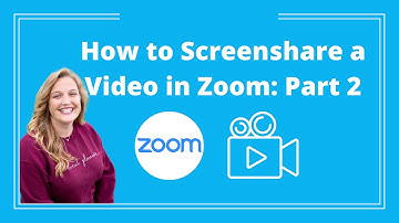 Zoom Tips: How to Screen Share a Video in Zoom: Part 2 - Logan Clements Event Producer