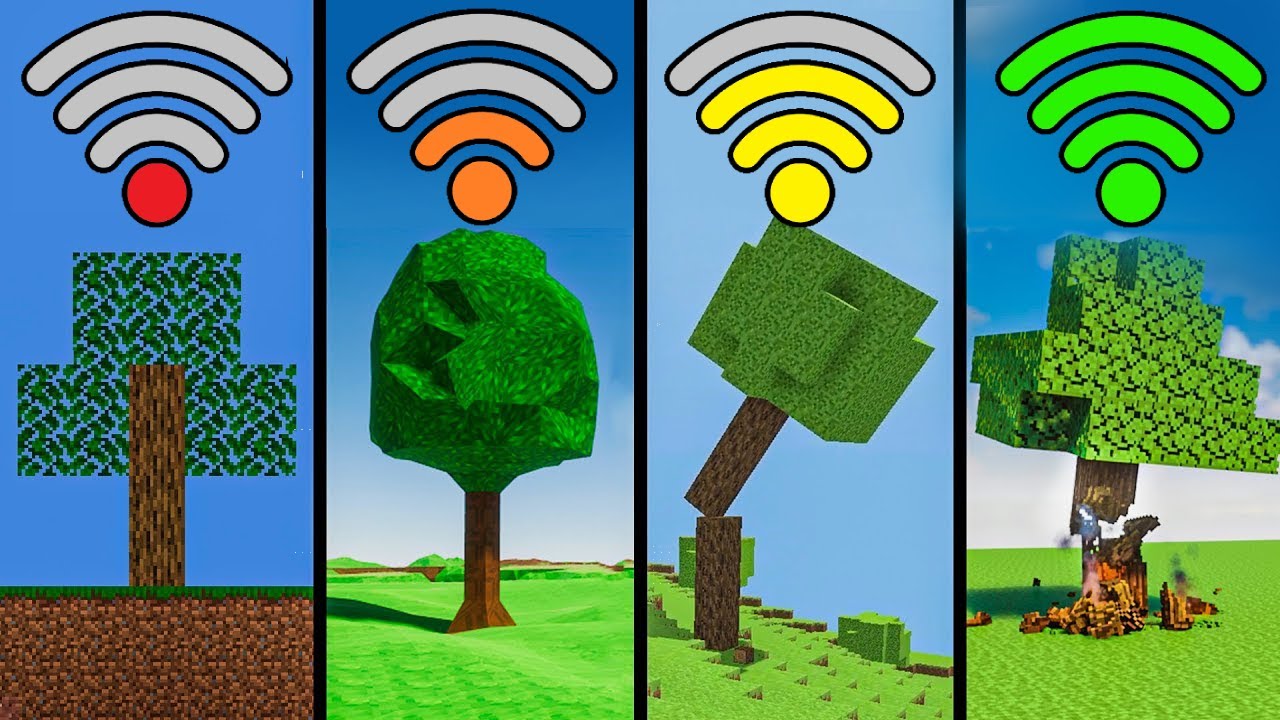 minecraft with different Wi Fi be like - YouTube