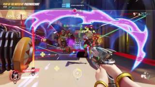 Sextuple kill with d.va ultimate again!! (competitive)