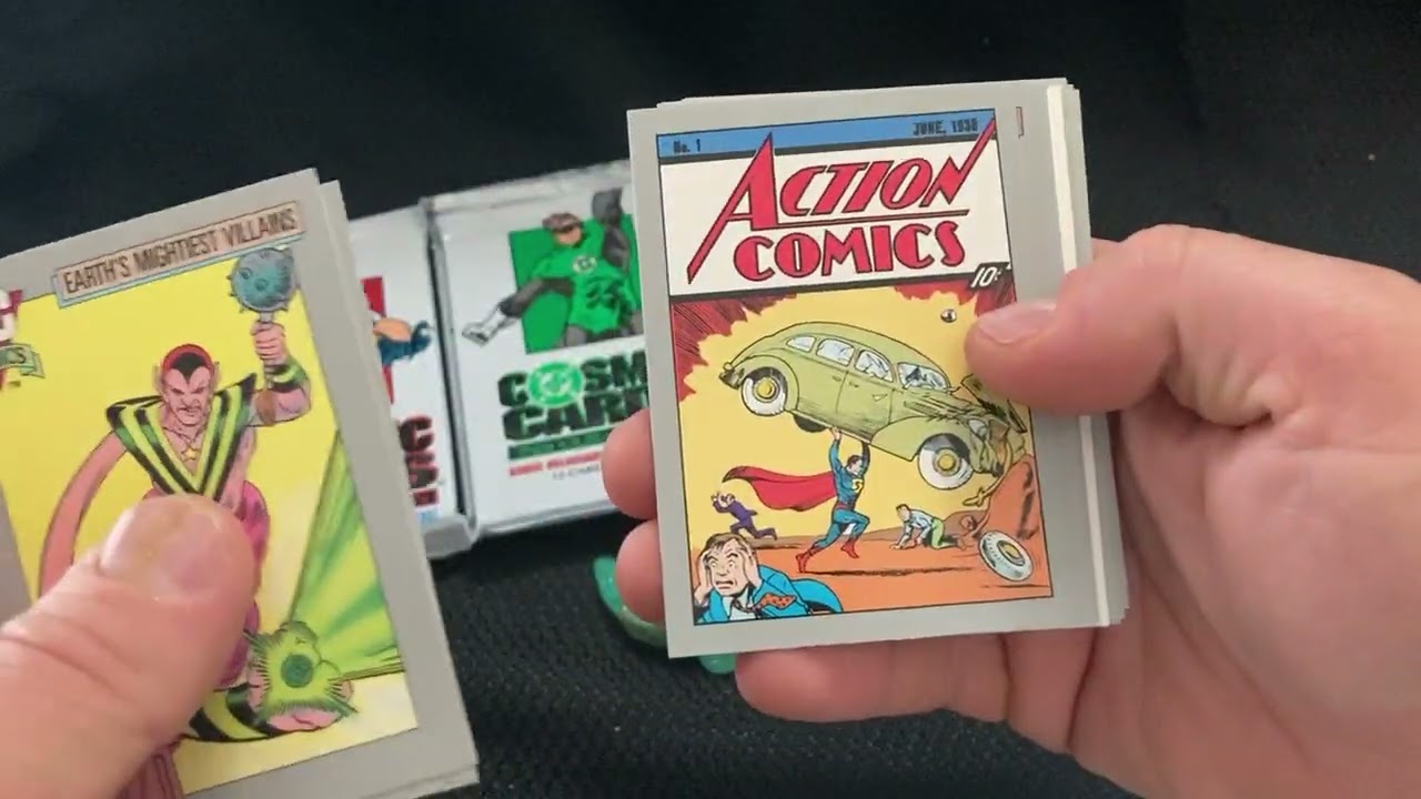 HOLO HUNTING IN 1991 DC COSMIC CARDS RIP!